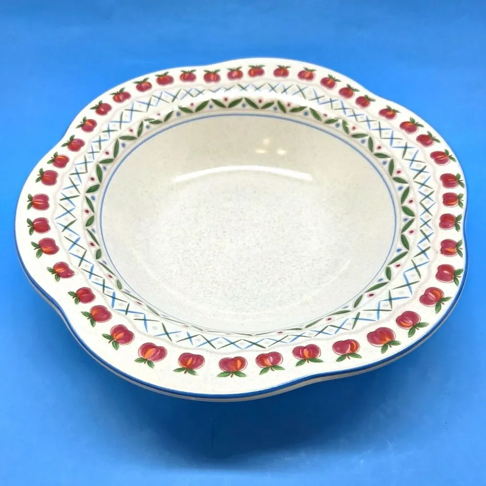 Mikasa Country Charm Country Image Vegetable Serving Bowl 10.5